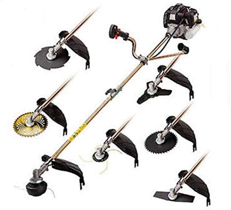 52cc Multi 7 in1 Petrol Strimmer Grass Cutting Weed Eater Brush Lawn Mower