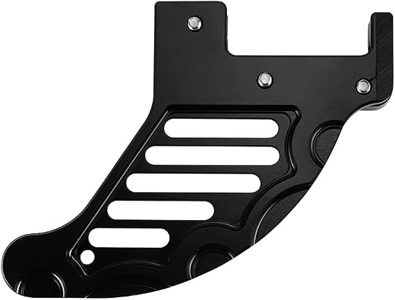 NICECNC Rear Brake Disc Guard Dirt Bike, Aluminum Black | Compatible with Husqvarna 125-501 TC/FC/TE/FE Models 2014-2017, FC250/350/450 2019 2020 2021 See Fitment
