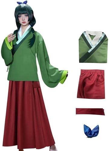 Tokisaki Maomao Cosplay Apothecary Diaries Costume Mao Mao Hanfu Dress Women Ruqun Set Halloween Uniform Outfit