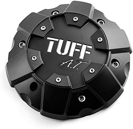1PCS TUFF at Wheel Center Cap Hub Caps, C611901 C706901 Matte Black