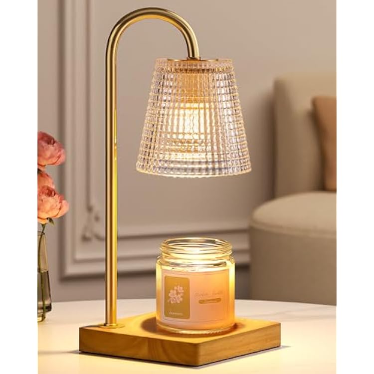 Hong-in Candle Warmer Lamp with Timer Dimmer,Christmas Birthday Gifts for Women Mom,House Warming Gifts New Home Room Decor,Vintage Wax Warmer for Scented Wax Jar Candles