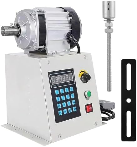Automatic Coil Winding Machine with LCD Screen, Stepless Speed Regulation, Auto-stop, Digital Control for Motor and Guitar Pickup Coils
