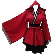 Anime Cosplay Costume Red Womens Outfit Female Kimono Bath Rope Lolita Dress Halloween Custom5