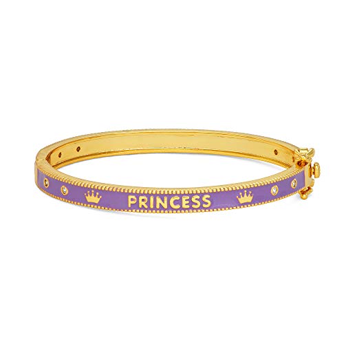 Tiara Girls 14K Gold Plated Brass Princess Enamel Bangle