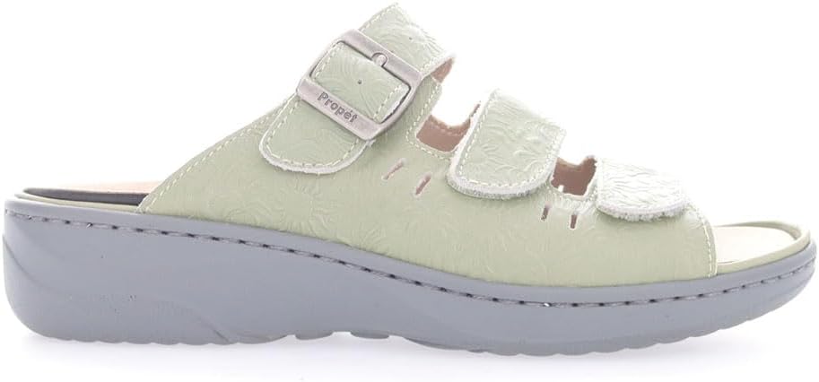Propet Women's Breezy Walker Slide Summer Green 12 X-Wide US