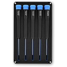 iFixit Marlin 5 Standard Precision Screwdriver Set - Phillips 000, 00, 00, 1, Flathead 2.5 mm