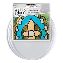 Gallery Glass Stained Glass Surface, Oval 3 Piece Surface Perfect for Stained Glass DIY Arts and Crafts, 19768