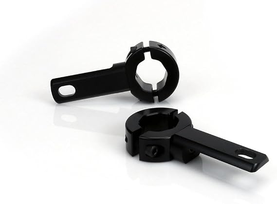 DENALI Clamp Light Mounts 21-29mm Tube Diameter, Black
