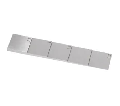 Thickness Calibration Block 5-step 0.5-1-1.5-2-2.5mm 1018 Steel Calibration Block test block step wedge for Thickness Testing