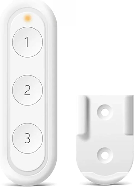 Curtains Roller Shutters Blinds Switch Control Connected Motorhome Alexa Electric Window Tuya Smart Life (Black 2 Pack)