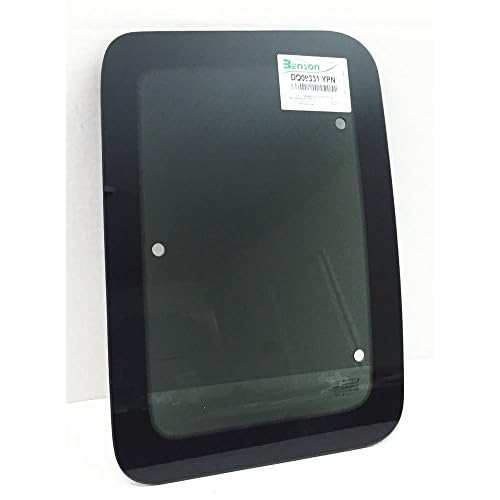 Privacy Movable Passenger Right Side Rear Access Door Quarter Glass Quarter Window Compatible with Ford F250 F350 F650 F750 F450 F550 Pickup 2 Door Super Cab 2000-2016 Models