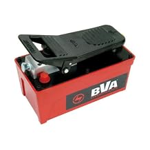 BVA HYDRAULICS PA1500 10000 PSI Treadle Pump 91.5 Cubic Inches Reservoir, Red