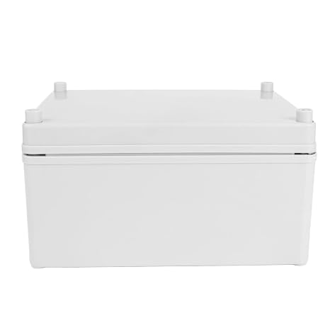 Junction Box Junction Box Waterproof IP65 Junction Box ABS Electrical Junction Boxes DIY Plastic Case Wiring Distribution Box Surface-Mounted Switch Box 200 x 150 x 100 mm