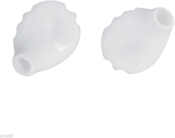 Yurbuds White Earbud Covers Size 5, TwistLock for Secure Fit, Compatible with Headphones & Earphones