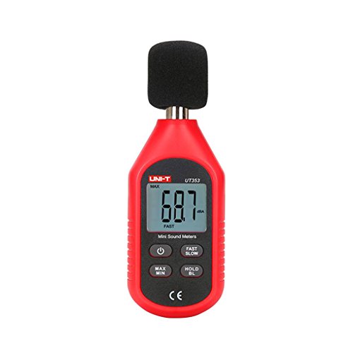 Decibel Meter 30-130 dB dBA DBC Meter Sound Meter FastSlow Sampling Time Noise Meter MaxMin Data Hold Decibel Reader LCD Backlight Digital Sound Level Meter Noise Monitor Audio Volume Measurement