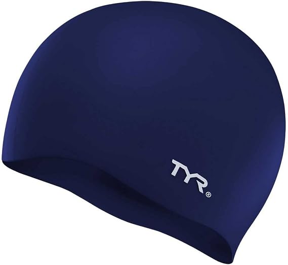TYR Youth Silicone Swim Cap Durable Precision Fit for Training & Racing