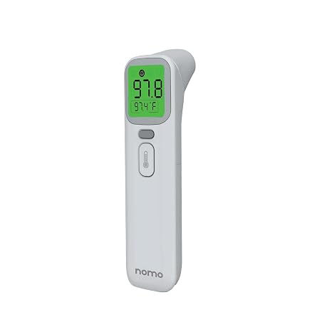 Nomo Non-Contact Forehead & Ear Thermometer with Bluetooth App Sync