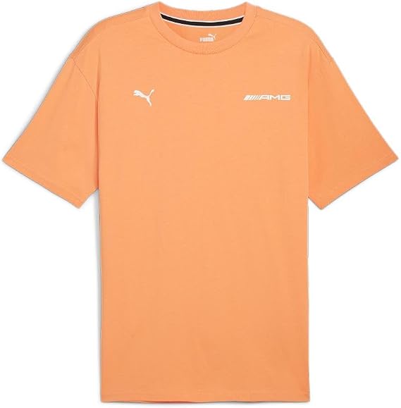 PUMA Men's Mercedes AMG Graphic T-Shirt, Bright Melon AH24, Small