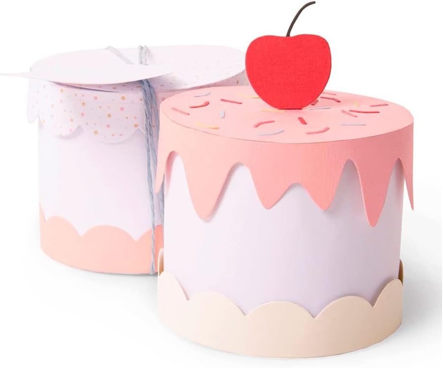Sizzix Thinlits Plus Die Set 11 Pack Cake Box by Georgie Evans, Multicolor