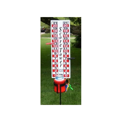 ScoreTower - Scoreboard & Drinkholder for Bocce Ball