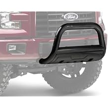 Barricade Off-Road 3.5 Inch Bull Bar | Front Bumper Guard with Skid Plate | Stainless Steel Tubular Design | Black Painted Finished | Compatible with 20042020 Ford F-150 (Excludes Raptor Models)