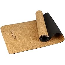 FOILLER Luxury Cork Yoga Mat - Natural Organic Cork & Eco-Friendly TPR - Perfect Size (72 x 24x4mm) Non Slip Exercise & Fitness Mat , Workout Mat and Exercise Mats for Yoga, Pilates and Floor