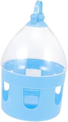 FRCOLOR Portable Bird Water Dispenser for Pigeons Large Bird Feeder Water Bowl for Outdoor Chick Waterer