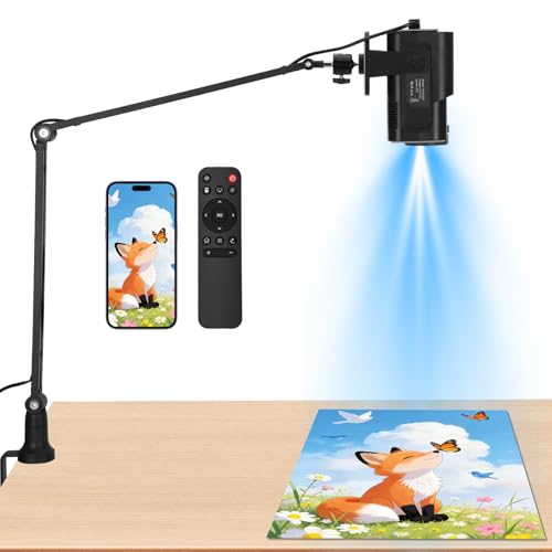 Art Projector for Tracing | 1280P HD Drawing Projector for Artists, Smart Sketcher with Exclusive Drawing App, Perfect for Canvas, Wall Murals & Cake Decorating