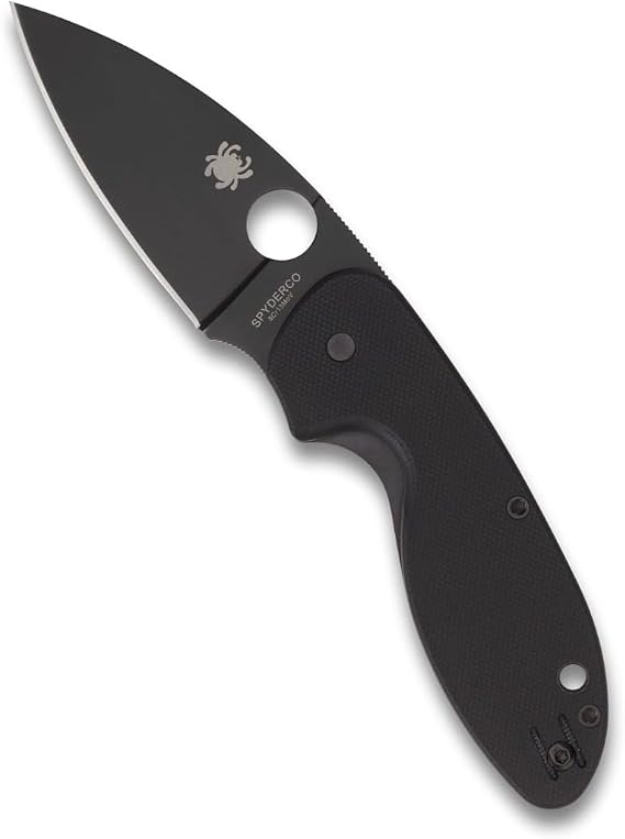 Spyderco C216GPBBK EFFICIENT Knife, Black, 10.5 cm