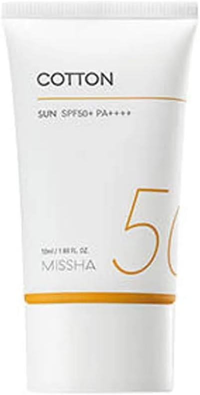 MISSHA Yağlanma Eğilimi Gösteren Ciltler İçin Mat Bitişli Güneş Kremi All Around Safe Block Cotton Sun