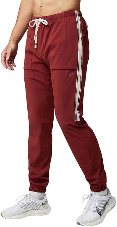 Fabletics Men's The One Jogger, Quick-Dry, Hidden Pockets, Zip Pockets, UPF Protection, Anti-Stink, Lightweight