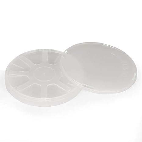 Silicon Wafer Box - 6 inch Single Wafer Carrier Box,including Container, Cover & Spring,5 pack