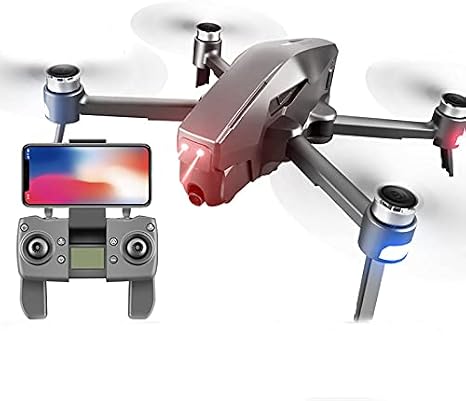 Drone For Adults With Double Camera EPTZ Camera 4K/6K Foldable Rc Quadcopter Rtf 4ch 5ghz Remote Control 28 Minutes Flight Time Includes Carrying Case