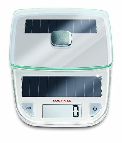 Soehnle 66183 Easy Solar Kitchen Scale, White by Leifheit International USA Inc. (Soehnle)