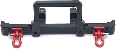 RC Parts for MN D90 D91 98 D96 MN90 MN99S 112 RC Car Upgrade Parts Accessories Metal Front Bumper Replacement PartsBlack