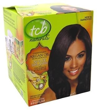 TCB Naturals Olive Oil No Lye Relaxer Kit - Regular by Tcb