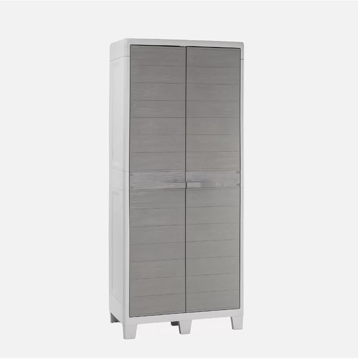 Evinizin Atölyesi Plastik dolap, Bahçe Dolabı, Banyo Dolabı,78x46x182cm
