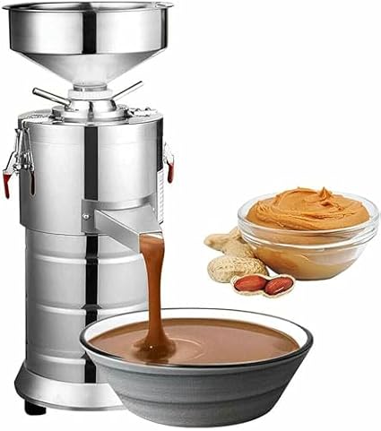 Peanut Butter Maker, Electric Nut Grinding Machine for Peanuts, Sesame Seeds, Walnuts, 15kg/h Production, 1100W Power