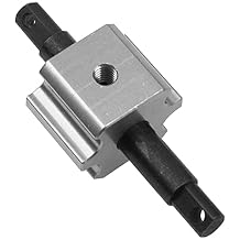 Aluminum RC Differential Locker Spool 4x4 Diff Locker Mounts Compatible with 1/10 Traxxas Slash 4X4 Rustler 4X4 Stampede 4X4 Hoss VXL 4X4 RC Car (Titanium)