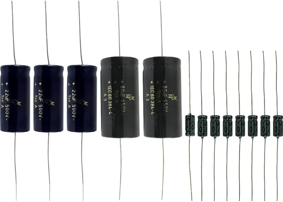 Cap Set - for Fender Super Reverb AB763 (Black face), Set Type: Basic