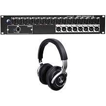 Soundcraft Mini Stagebox 16R 2U MSB16R 16x8 Analogue+Audio Technica Headphones