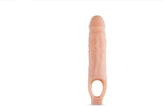 HomeOCare Enhanced 9-Inch Phallic Girth Sleeve with Internal Ribbing GI98306, As Described