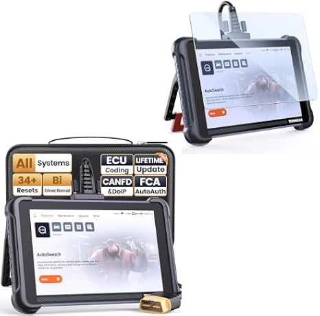 THINKCAR THINKSCAN 689 OBD2 Scanner and Tempered Glass Screen Protector