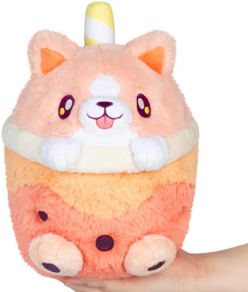 Squishable / Mini Corgi Bubble Tea Plush