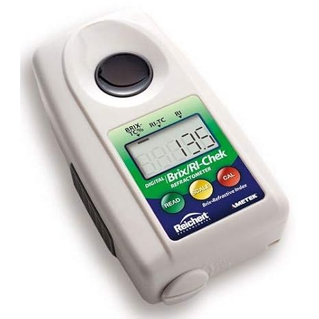 Reichert 13940000 Refractometer, Range 0.0-62.0 Percent, 10" Height, 10" Wide, 11" Length, Glass