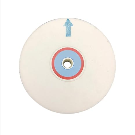 Grinding Wheel White Corundum for Grinding and Sharpening Quenched Steel High Carbon Steel and Other Hard Tools,Outer Diameter 200mm Hole Diameter 32mm Thickness 20mm,46grit