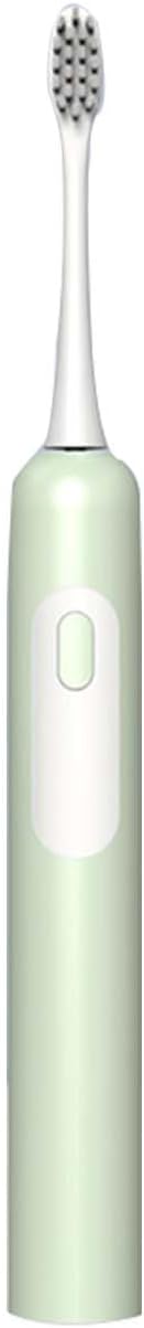 Sonic Electric Toothbrush, 5 Modes, 38,000 Beats/Min, Smart Alert, 2 Interchangeable Brush Heads, White/Green/Pink (Green)
