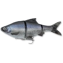 Savage Gear 3D Gizzard Shad Fishing Bait, 6 3/4 oz, Walleye, Realistic Contours & Movement, Durable Construction, Hanging Treble Hook Option