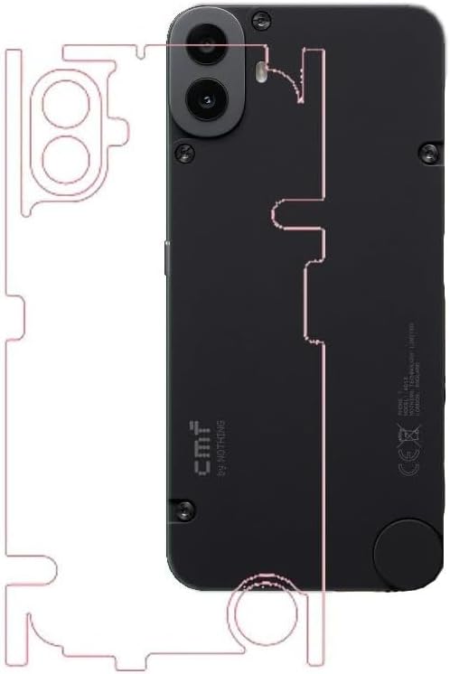 CMF Phone 1 ile Uyumlu 360 Arka Kaplama Mat Şeffaf