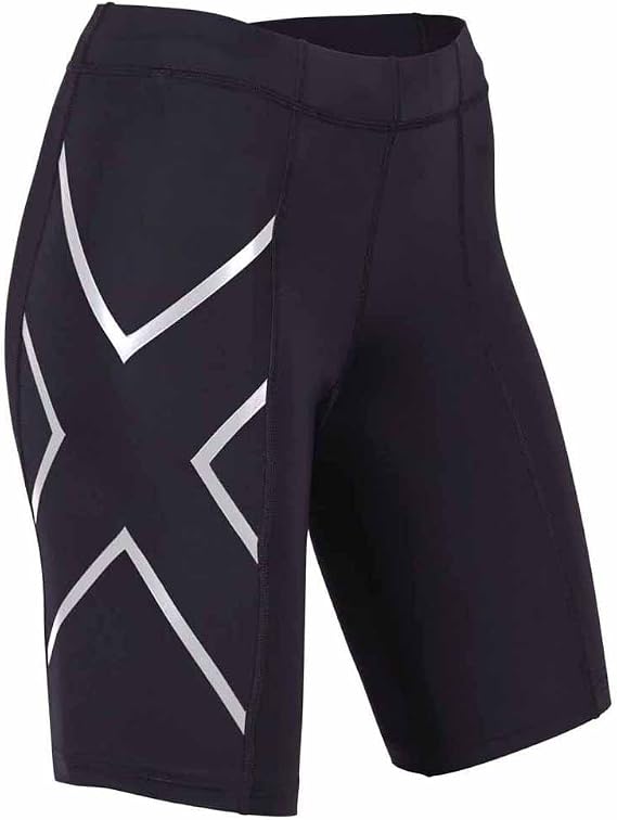 2XU Core Compression Shorts Black/Silver LG